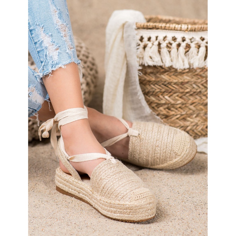 Seastar Gebundene Espadrilles-Sandalen braun 2