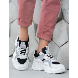 Sweet Shoes Gebundene Turnschuhe weiß schwarz 1