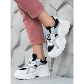 Sweet Shoes Gebundene Turnschuhe weiß schwarz 2