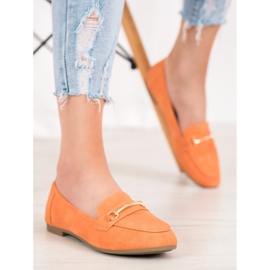 Nio Nio Elegante Loafer mit Öko-Leder orange 1