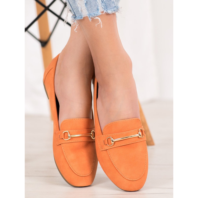 Nio Nio Elegante Loafer mit Öko-Leder orange 2
