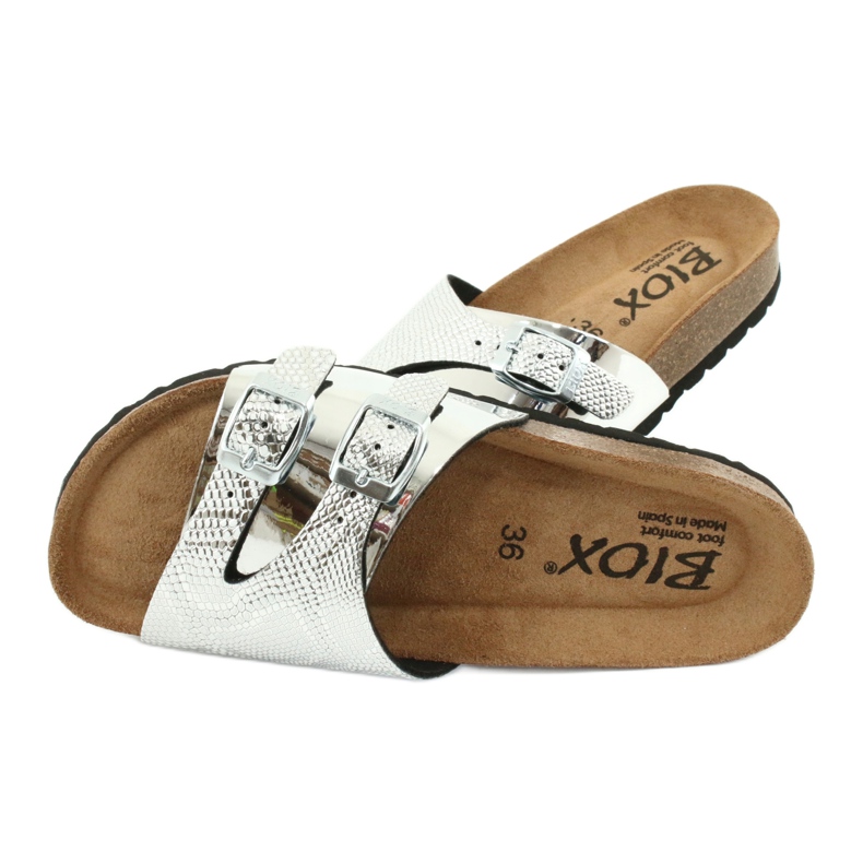 FUSS-KOMFORT BIOX CATTY Hausschuhe grau 4