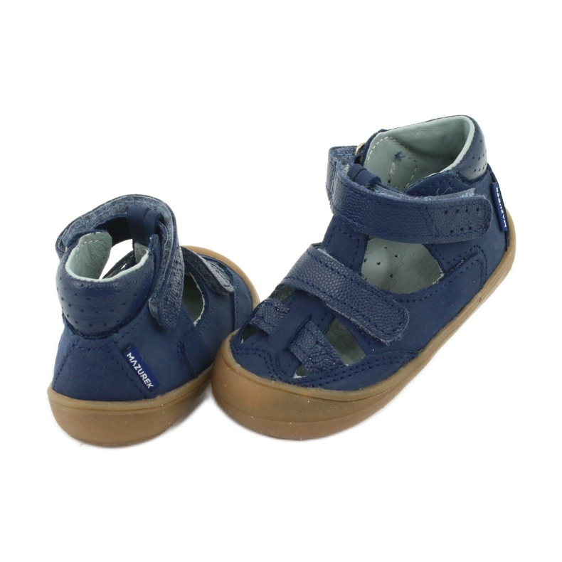 Sandalen Jungen Rüben Mazurek 1187 marineblau navy blau 3