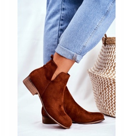 EVE Damenstiefel mit flachem Absatz Spring Camel Viva braun 2