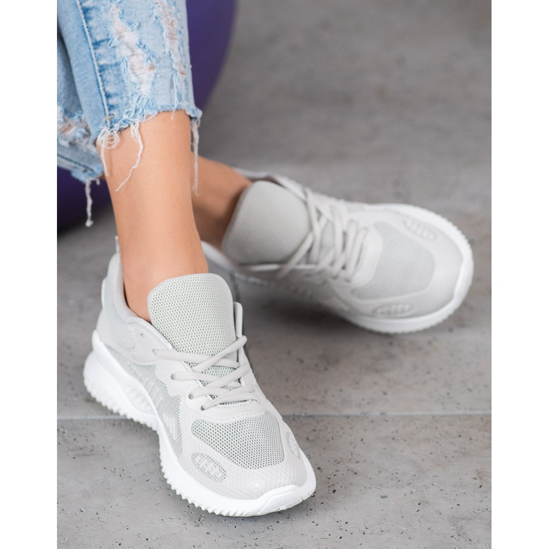 SHELOVET Turnschuhe mit Mesh grau 1