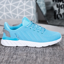 Ax Boxing Leichte durchbrochene Sportschuhe blau 2