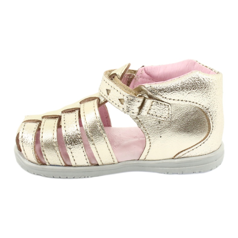 Mazurek 245 goldene Ledersandalen 1