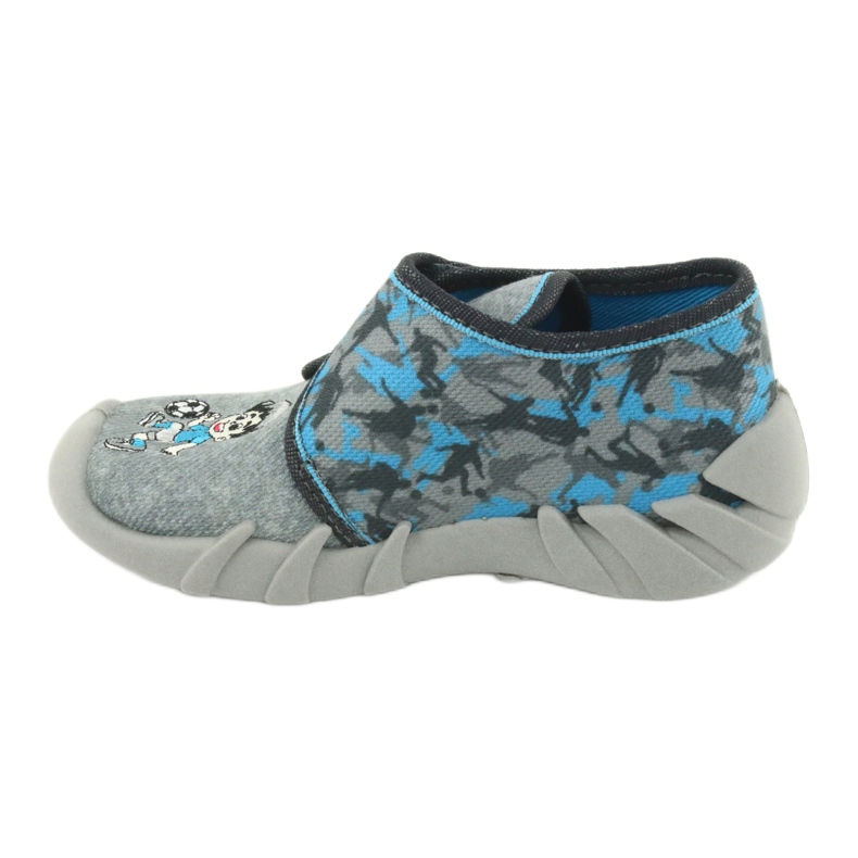 Befado Kinderschuhe 523P014 blau grau 3