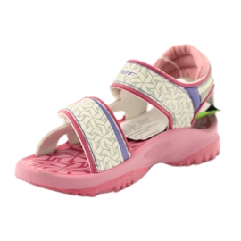 Rider Fahrer rosa-weiße Kindersandalen für Klettverschluss 80608 2