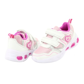 Evento Leuchtende Sportschuhe NEWS 20DZ55-1778 weiß rosa grau 3