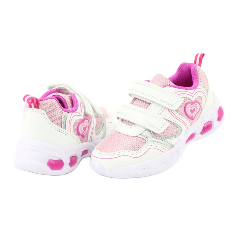 Evento Leuchtende Sportschuhe NEWS 20DZ55-1778 weiß rosa grau 3