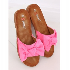 Fuchsia Damen YQ230 Fuchsia Hausschuhe rosa 1