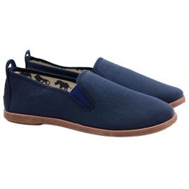 LIBRAPOP Herren Textil Marineblaue Espadrilles Livo Sneakers 1