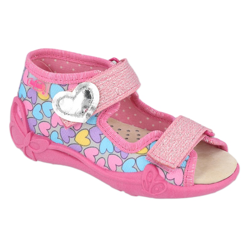 Befado gelb Kinderschuhe 342P014 rosa 1