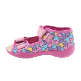 Befado gelb Kinderschuhe 342P014 rosa 2
