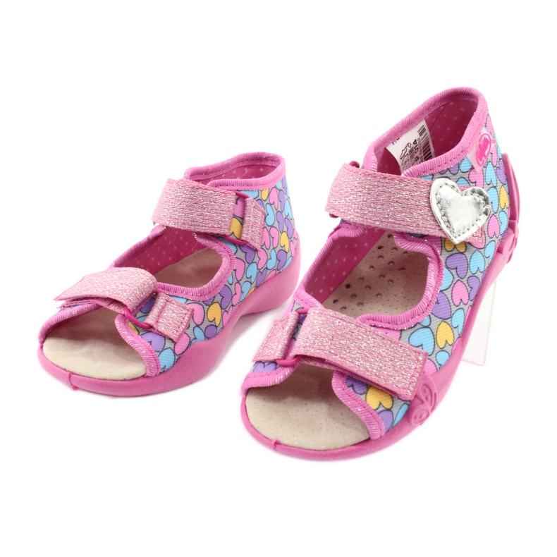 Befado gelb Kinderschuhe 342P014 rosa 3