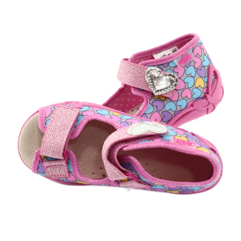 Befado gelb Kinderschuhe 342P014 rosa 5