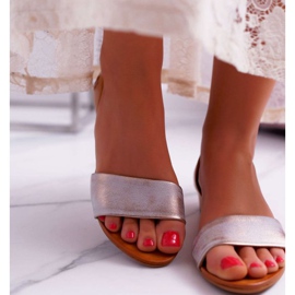 Damen Sandalen Maciejka Leder Rot 1971 Nomara braun mehrfarbig 2