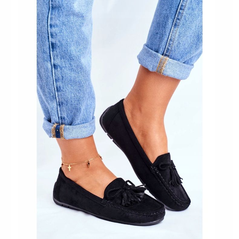 EVE Damen Loafer Wildleder 20PB35-2003 Schwarz Donna Mia 2