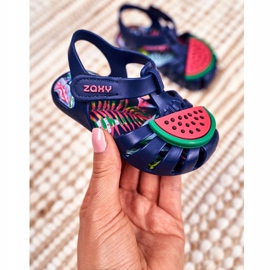 Sandalen für Kinder mit Klettverschluss duftende Wassermelone ZAXY FF3855013 navy blau 1