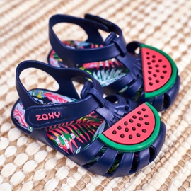 Sandalen für Kinder mit Klettverschluss duftende Wassermelone ZAXY FF3855013 navy blau 2