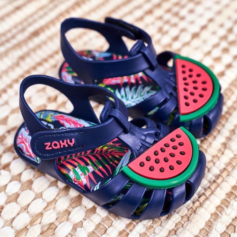 Sandalen für Kinder mit Klettverschluss duftende Wassermelone ZAXY FF3855013 navy blau 2