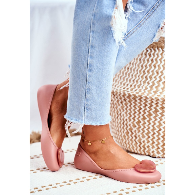 Damen Gummiballerinas mit Duft ZAXY Pink FF285052 rosa 2