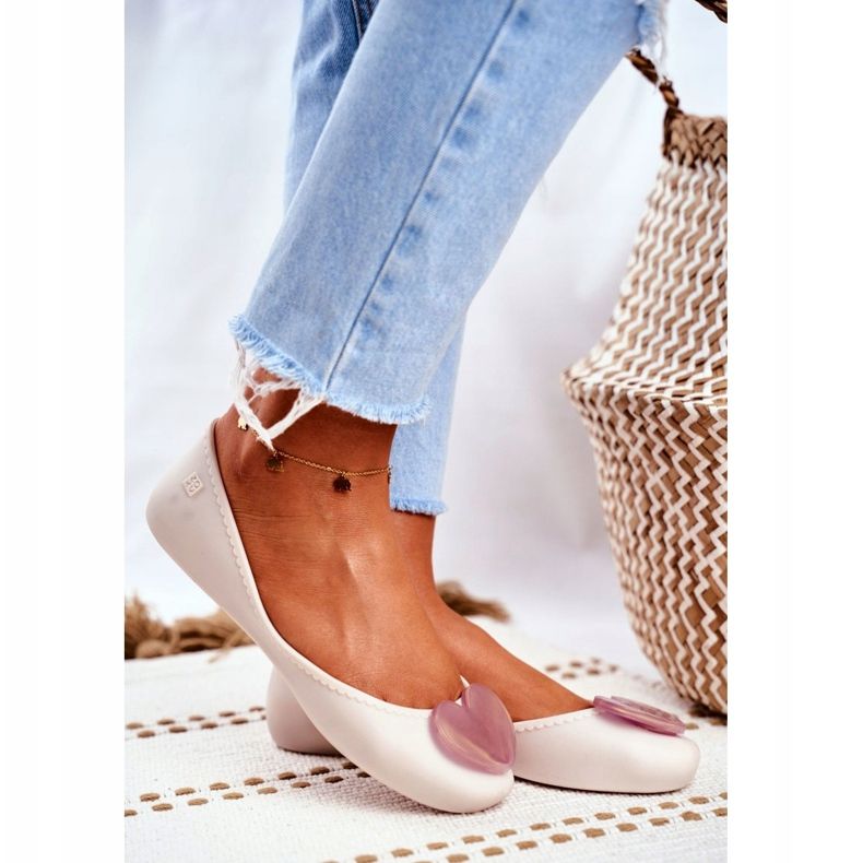 Damen Gummiballerinas mit Duft ZAXY Beige FF285051 2