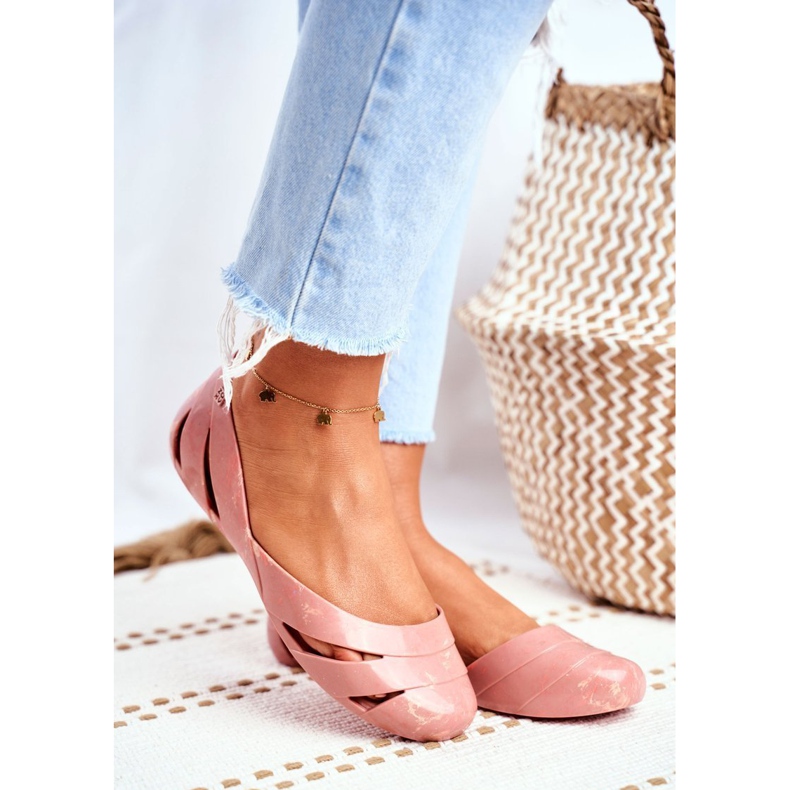 Damen Gummiballerinas mit Duft ZAXY Nude Beige FF285054 braun 1