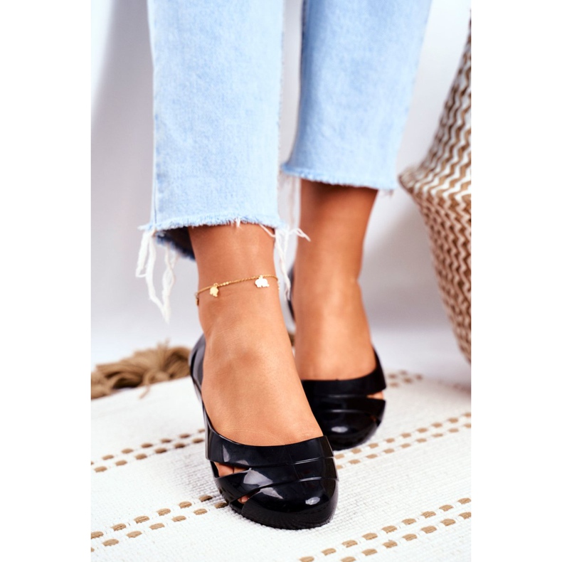 Damen Gummiballerinas mit Duft ZAXY Schwarz FF285053 2