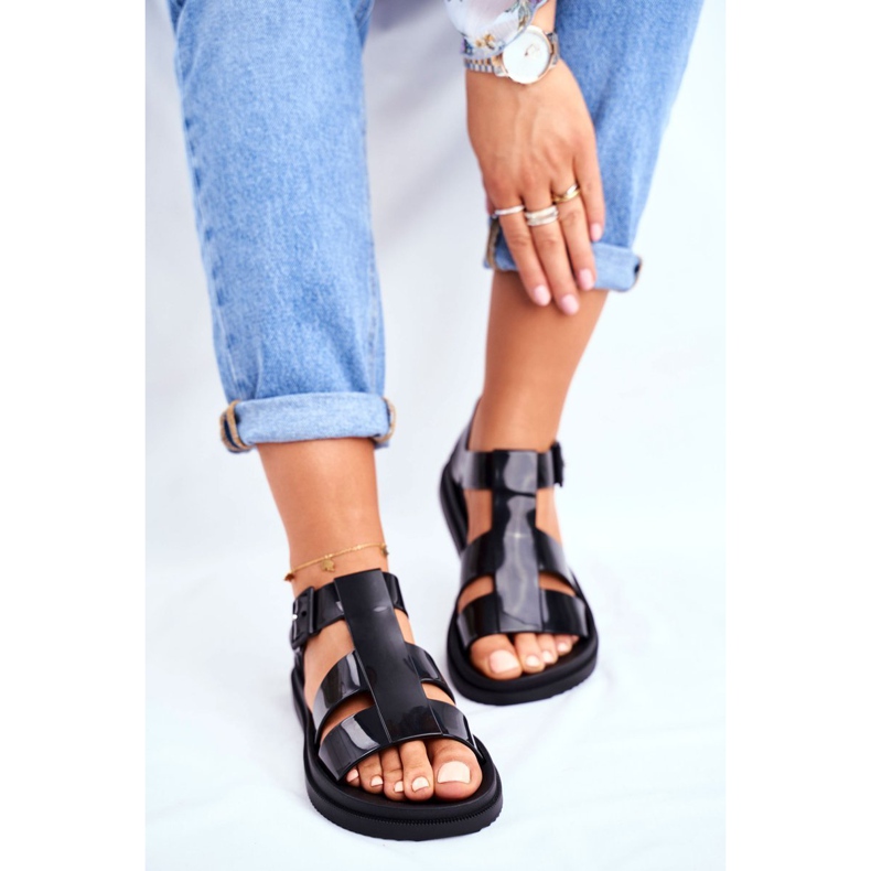 Damen duftende Gummisandalen ZAXY Black FF285024 schwarz 1