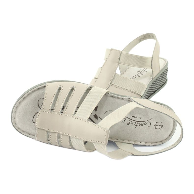 Filippo DS1432/20 Frauen Sandalen Komfortlinie Beige 5