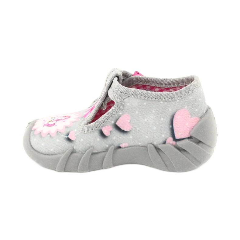 Befado Kinderschuhe 110P359 rosa grau 2