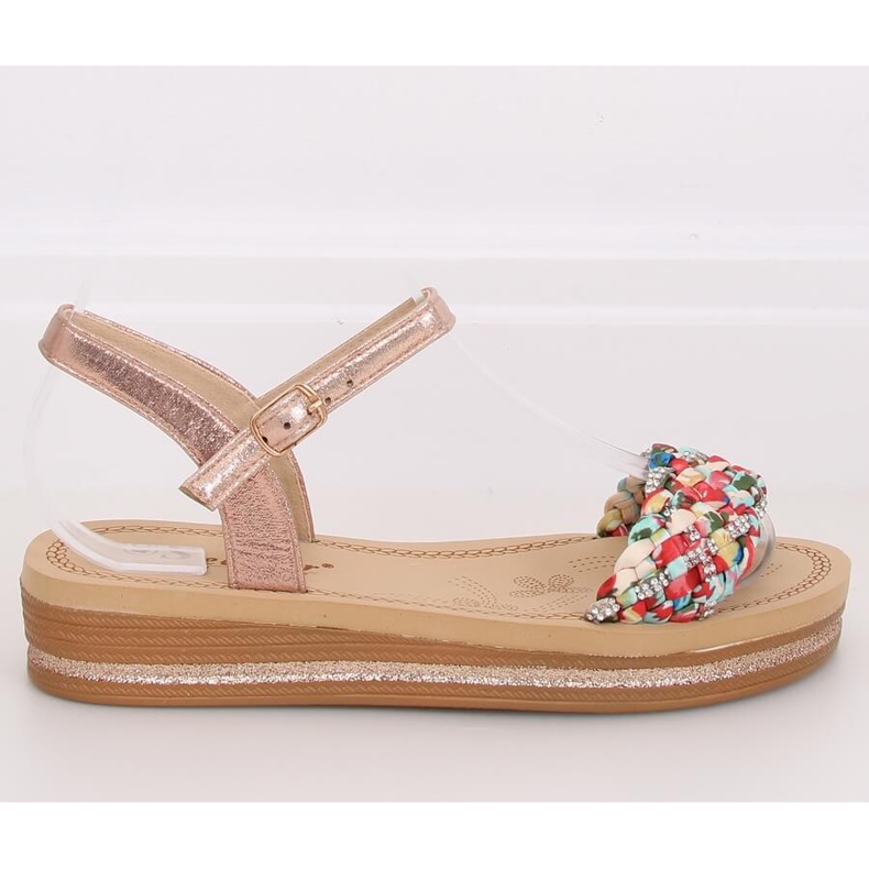 Damen Sandalen Champagner CK151P Champagner rosa 2