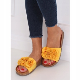 Honig Hausschuhe für Damen F191 Gelb 2