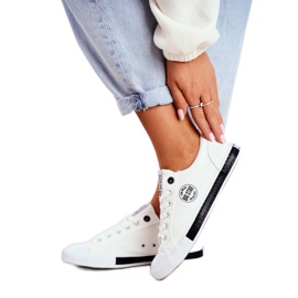 Damen Sneaker Big Star Weiß FF274228 schwarz 3