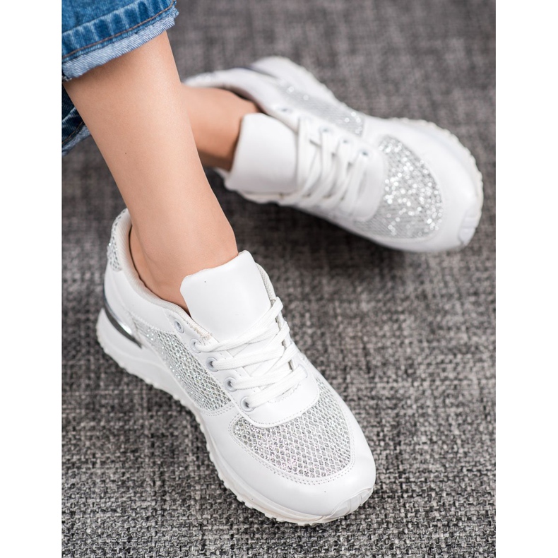 SHELOVET Stilvolle weiße Sportschuhe 2