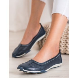 M.Daszyński Sport-Lederballerina blau 2