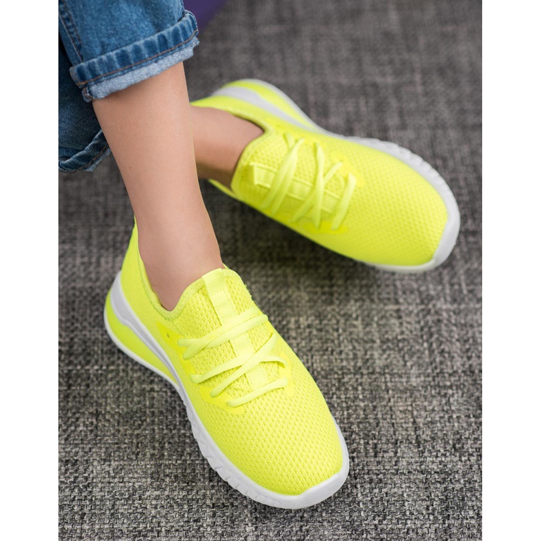 SHELOVET Textil-Sneakers gelb 1