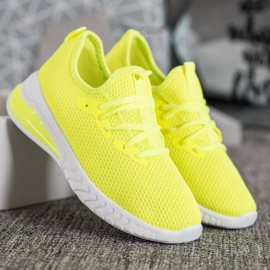 SHELOVET Textil-Sneakers gelb 2