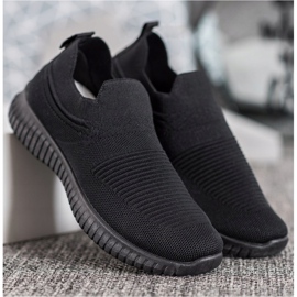 SHELOVET Schwarze Slipper 2