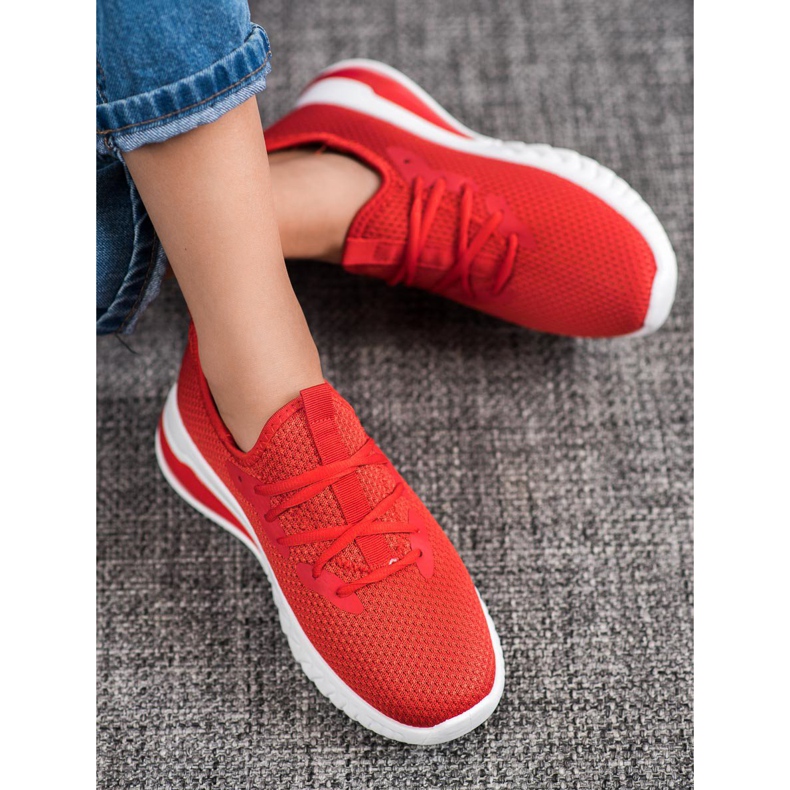 SHELOVET Textil-Sneakers rot 2