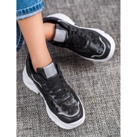 SHELOVET Leichte Turnschuhe schwarz 1