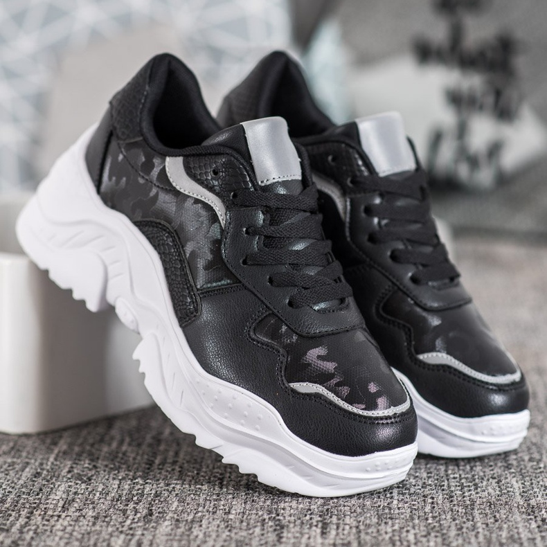 SHELOVET Leichte Turnschuhe schwarz 2