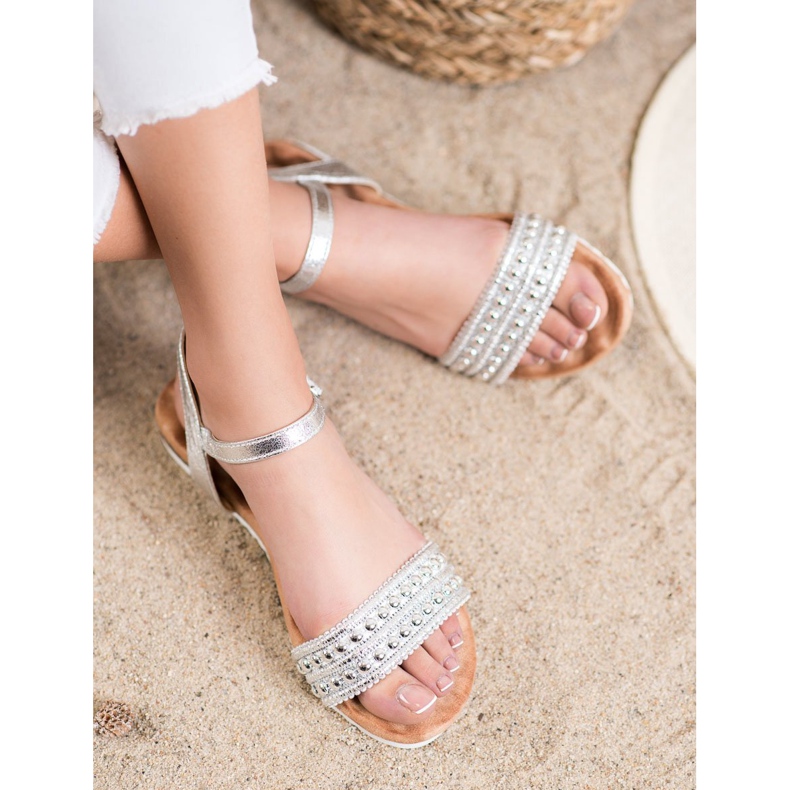 Emaks Bequeme Damensandalen grau 2