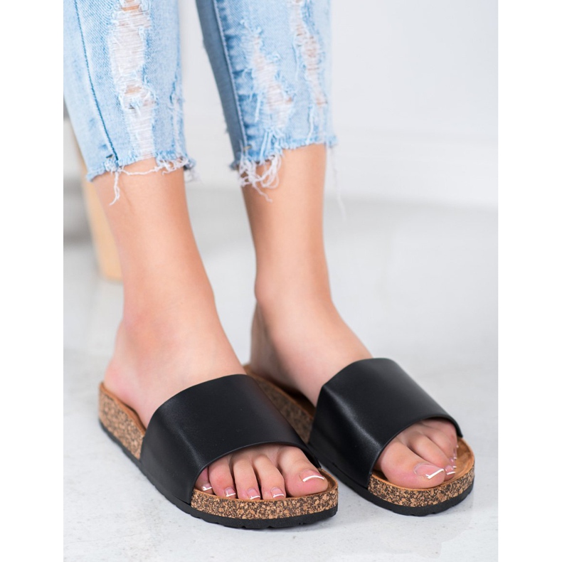 SDS Klassische Hausschuhe schwarz 2