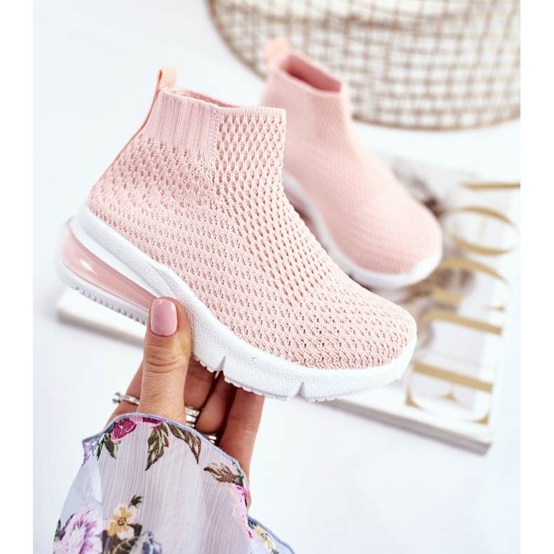 FRROCK Kinder Sportschuhe High Pink Tobi rosa 2