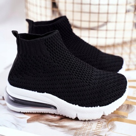 FRROCK High Sport Kinderschuhe Schwarz Tobi 1