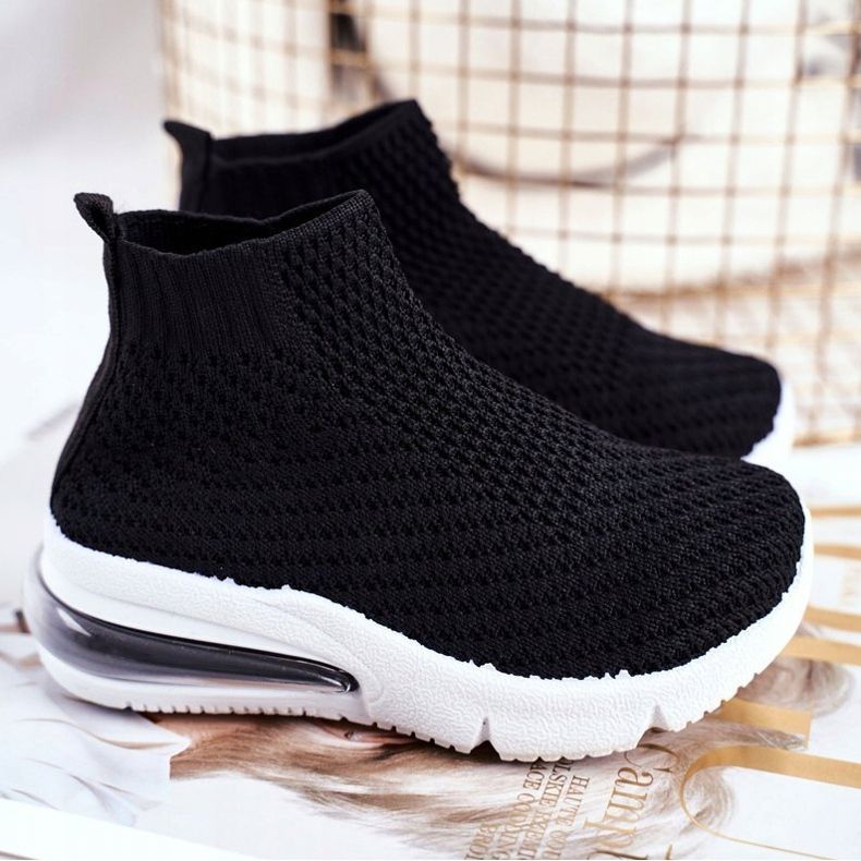 FRROCK High Sport Kinderschuhe Schwarz Tobi 1