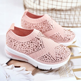FRROCK Sportschuhe für Kinder mit Zirkonia Rosa Linda 2